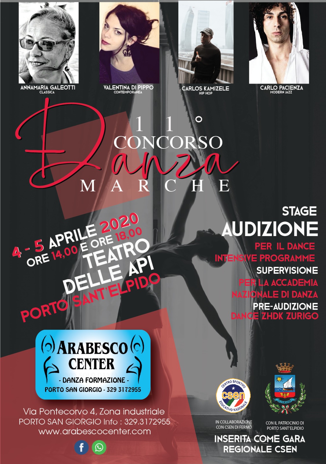11° Concorso Danza Marche 2020 - Teatro delle Api - Porto Sant'Elpidio 