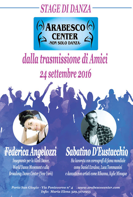 Stage con Federica Angelozzi e Sabatino D'Eustacchio
